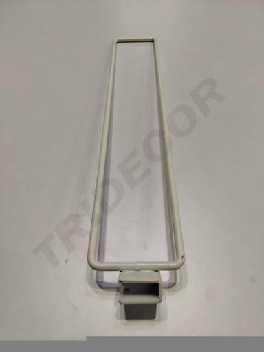 [001700] Separador Blanco Para Tubo Rectan Gulo 8Mm 50Cm 50/Caja