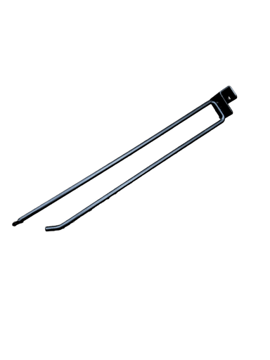 [001703] Hook with Black Price Holder for 30 cm 6 mm Tube