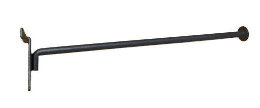 [001715] 亚黑加粗内衣架网钩 Gancho Negro para lama Con Tope 10mm 35cm