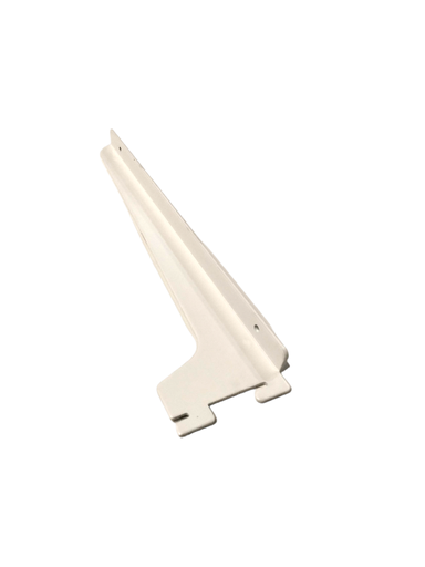 [002401] Soporte Blanco Simple De Estante Para Slstema De Cremallera 30Cm.Izq +Drcha