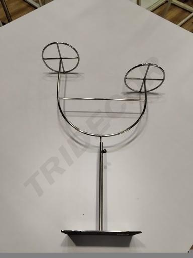 [009389] Acero Inoxidable para Gorros 拉丝不锈钢双帽架