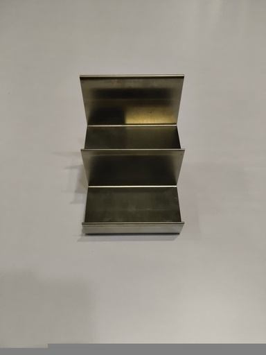 [009785] 双面不锈钢拉丝两层钱包架 Expositor