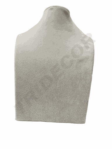 [009919] Expositor Collares Terciopelo Color Gris