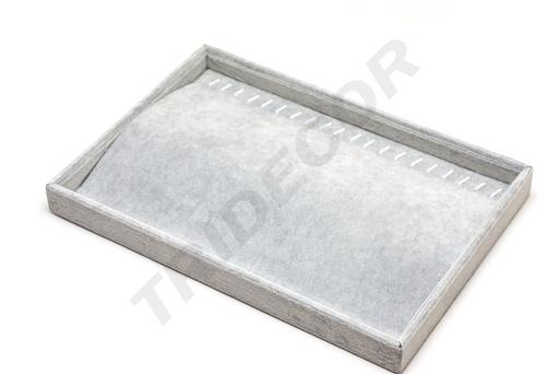 [009928] 009818 Jewelry Display Stand Gray Wavy Tray