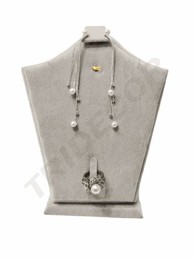 [009966] Présentoir à bijoux pour ensembles Gris