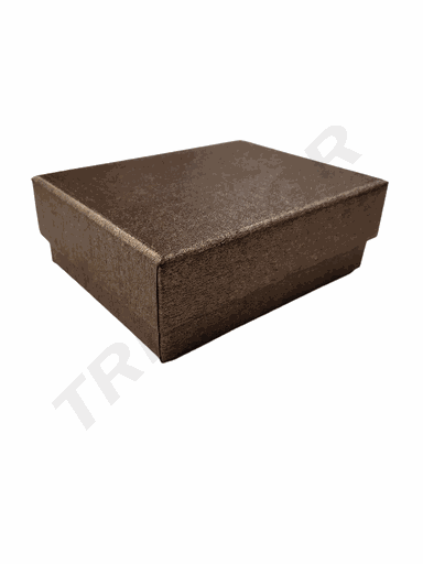 [010949] Caja Joyería-Marron Oscuro 7X9.2X3cm 18/unida