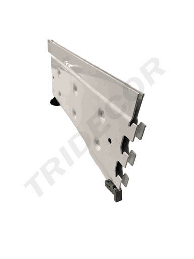 [013070] 白色货架脚片Base 45cm Blanca para Estanteria Malla 12/caja