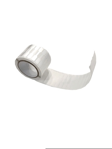 [0141048] Pegatina Plata Para Joyería 3.8X0.6Cm 1000/Rollo