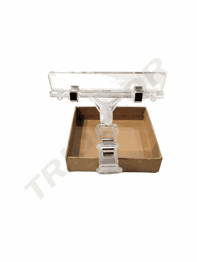 [014561] Clip support de prix transparent